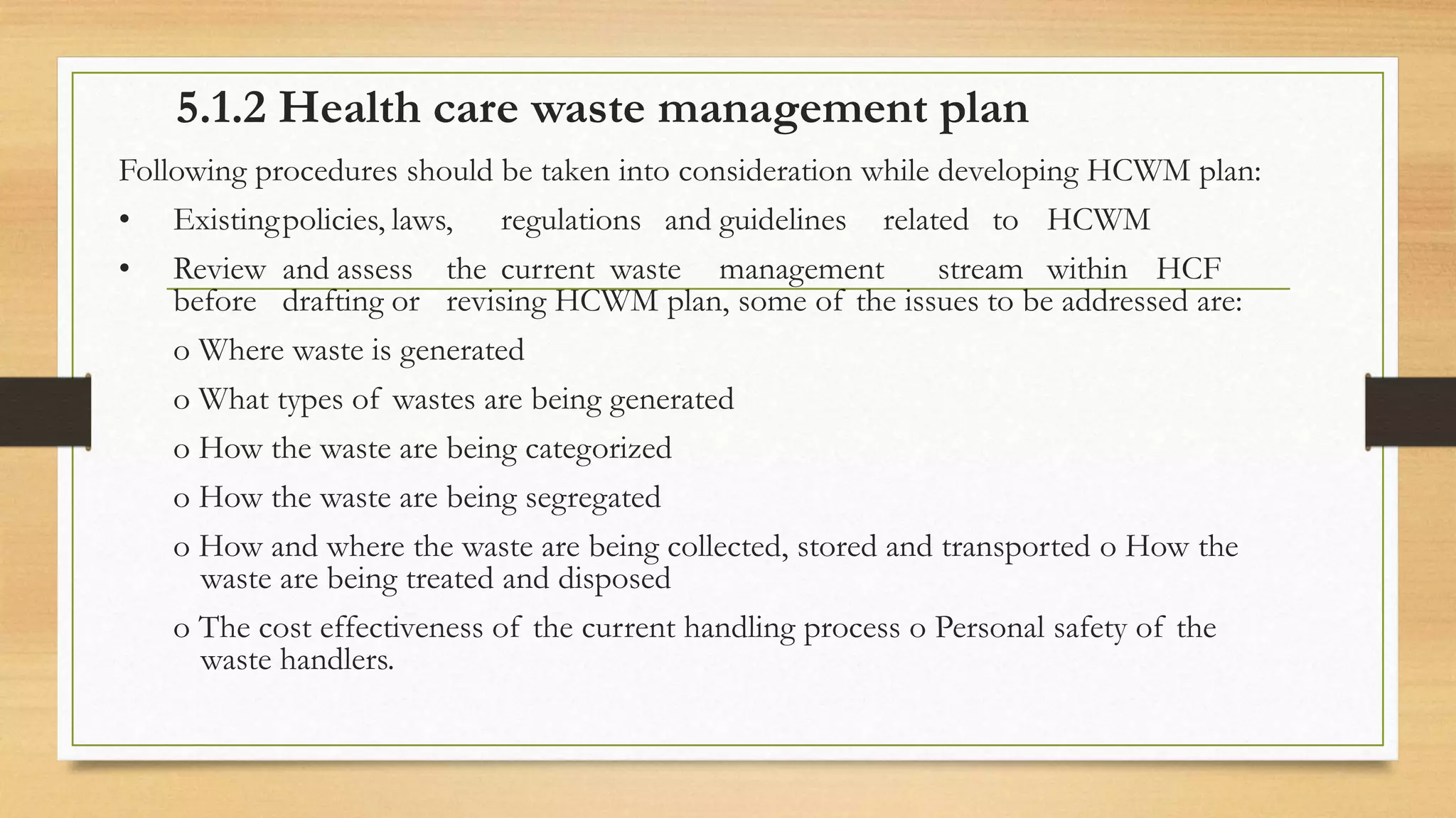 Health care waste management guideline 2014, Nepal | PPTX