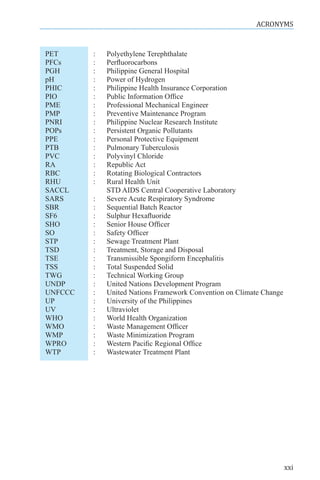 Pvc Acronym Hospital HEALTHCARE WASTE Management MANUAL.pdf