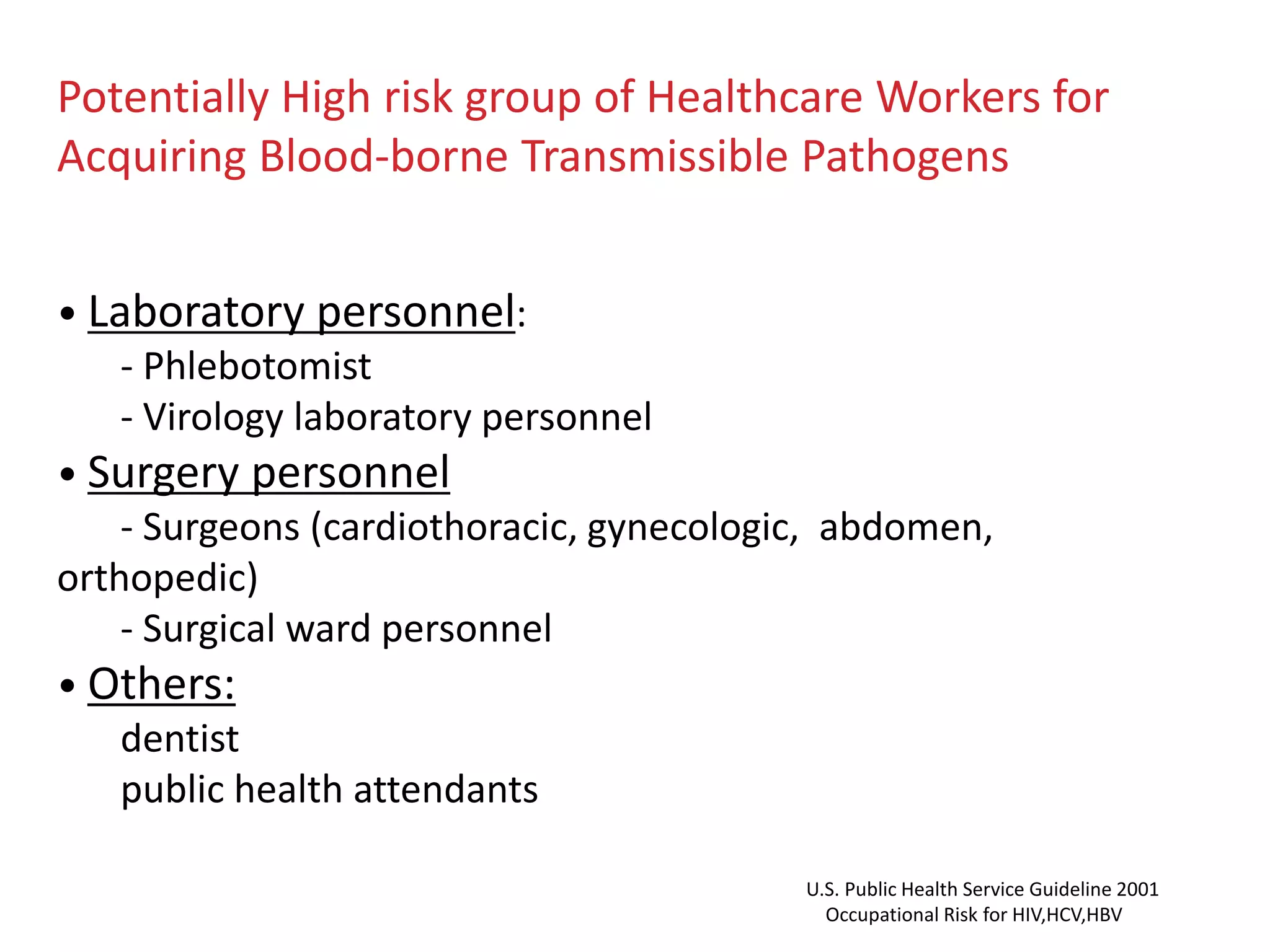 Healthcare Workers Risks And Handling Exposures Pdf