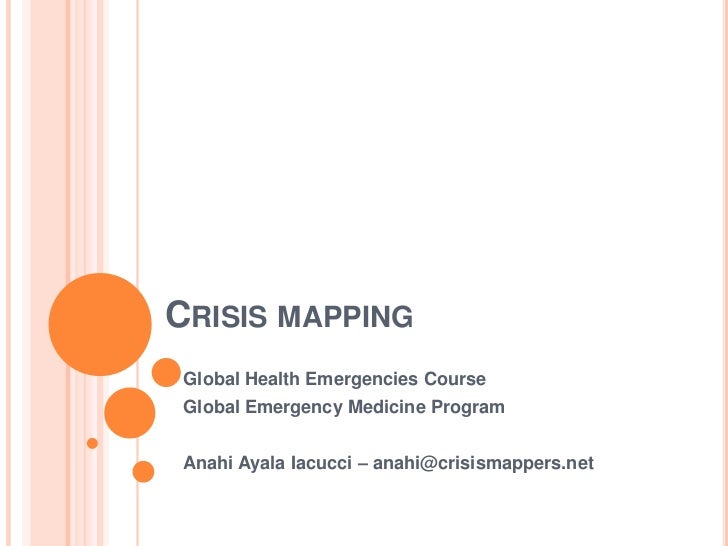 Crisis Mapping