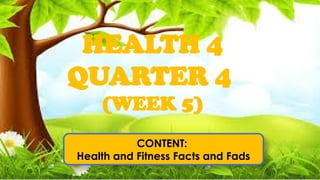 Health and Fitness Facts and Fads -Example: Weight Loss and Fad Diets ...