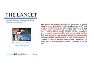 Health co benefits of climate change mitigation | PDF