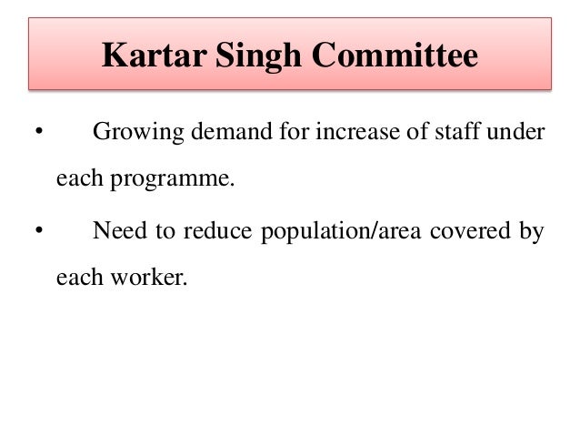 kartar singh committee Health Committees In Community Health Nursing kartar singh committee