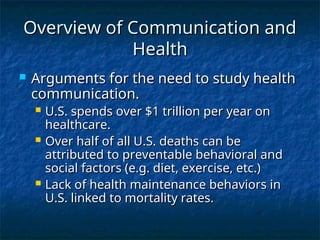 Healthy Communication Example Arguments Examples Communication for Healthcare Professionals | PPT