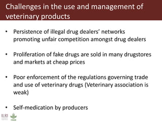 Participatory diagnostics of animal health service delivery systems in Mali