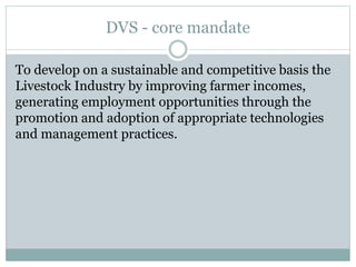 Delivery of animal health services: Opportunities and challenges in extensive systems in Botswana