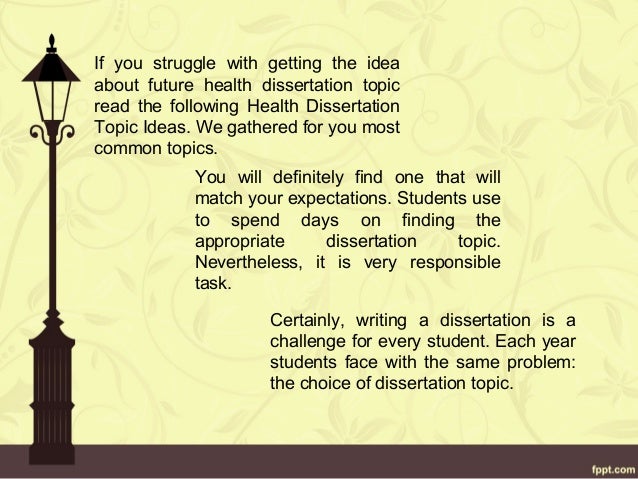 Choose dissertation topic phd