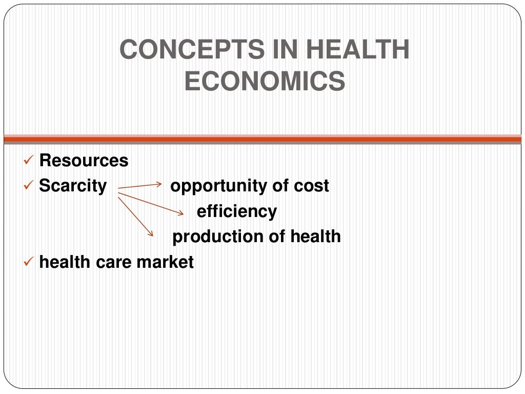 Health economics