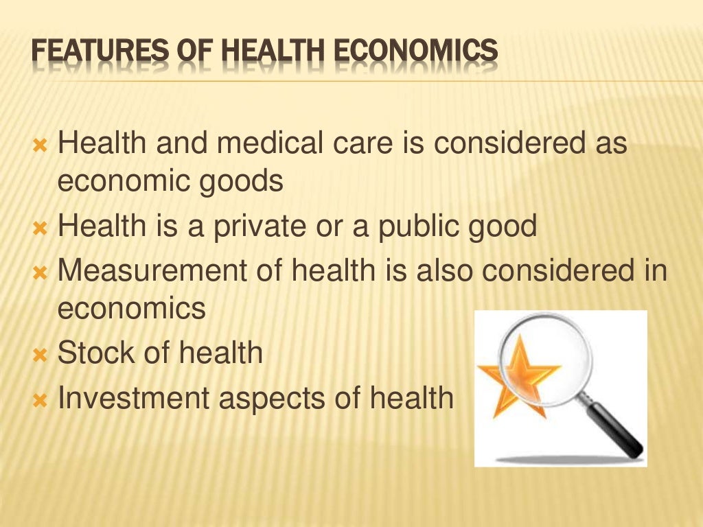 Health economics