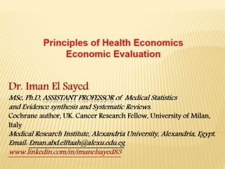 Health economics lecture