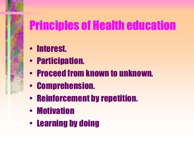 Health education