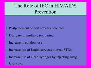 Health education, information and communication | PPT