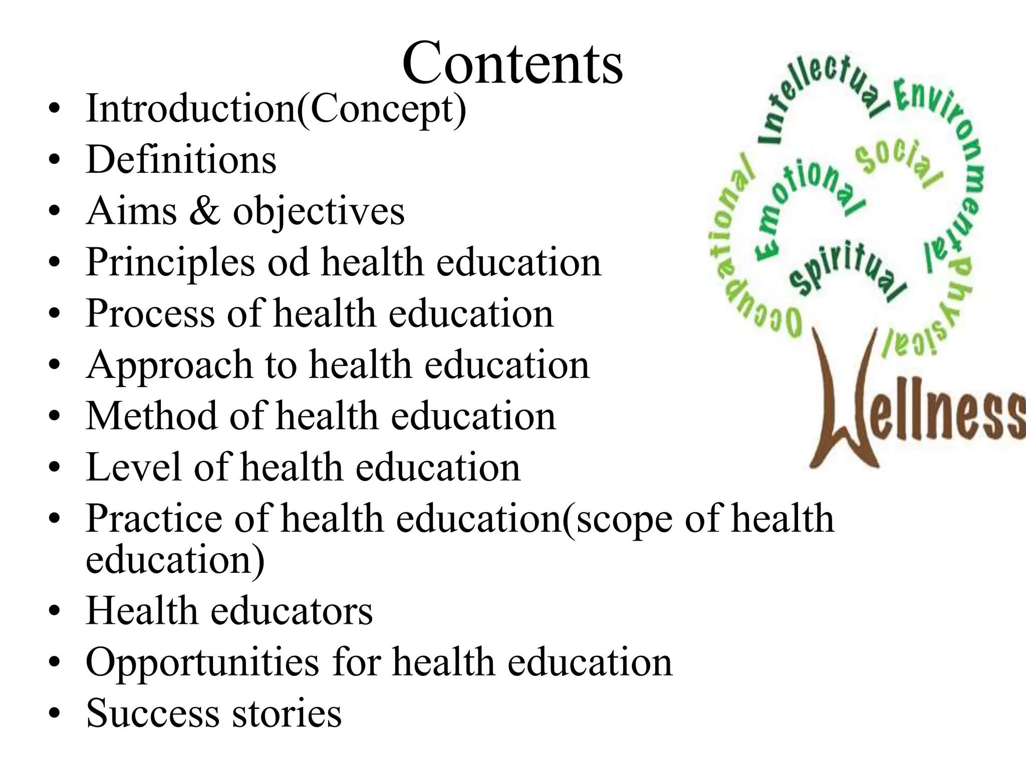Health education | PPTX