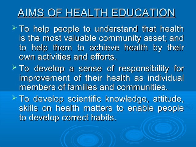 Health education