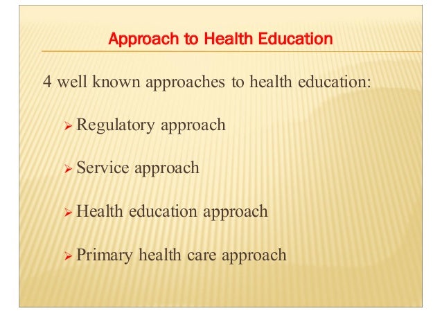 Health education