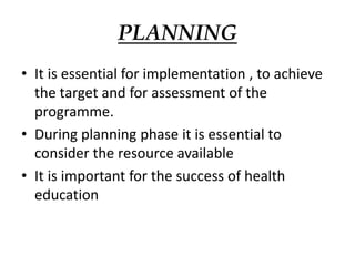 Health education | PPTX