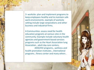 Health education for nursing | PPTX