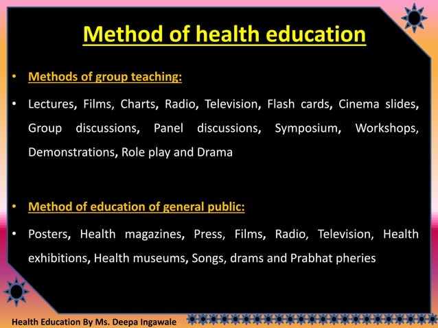 Health education ppt | PPTX | Diseases and Conditions | Medical Health