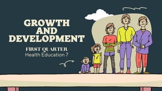 Health Education 7
GROWTH
AND
DEVELOPMENT
 