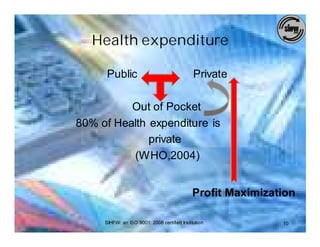Health Expenditure & Financing | PDF