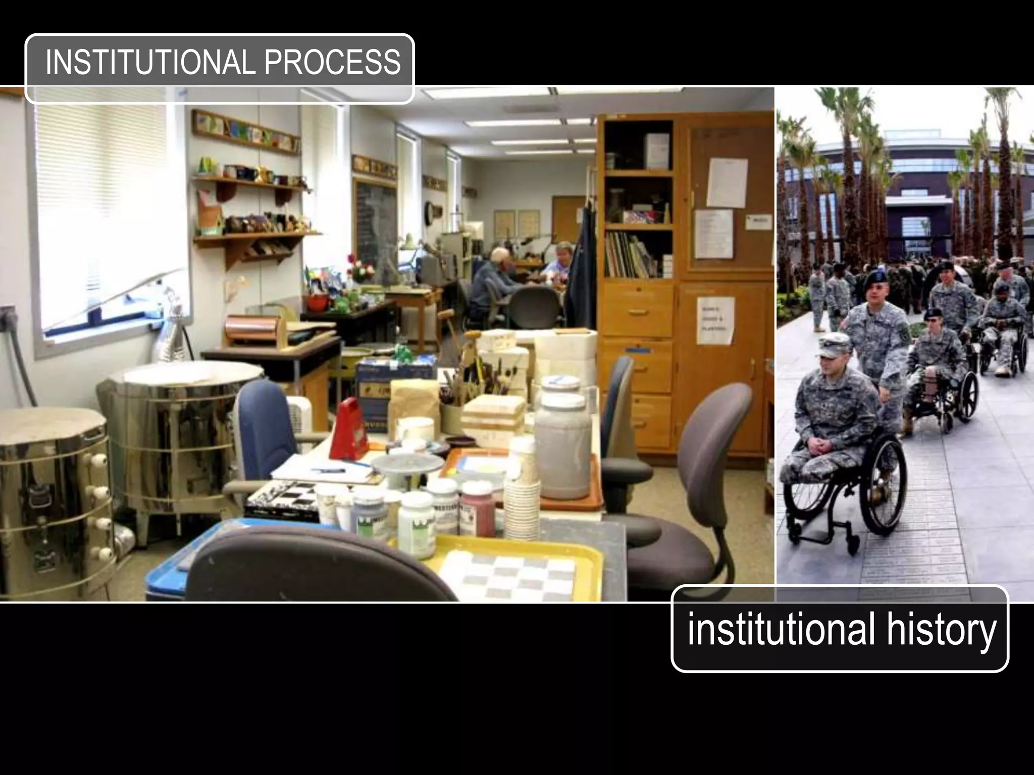 INSTITUTIONAL PROCESS




                        institutional history
 