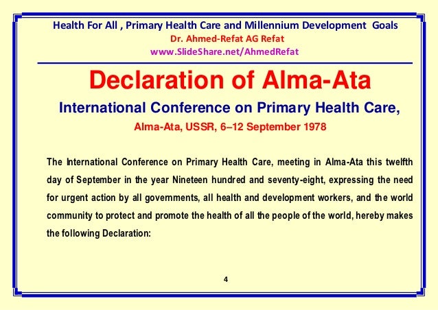 DECLARACION ALMA ATA 1978 PDF DOWNLOAD DECLARACION ALMA ATA 1978 PDF DOWNLOAD