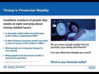 Health & freedom flip chart