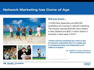 Health & freedom flip chart