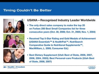 Health & freedom flip chart