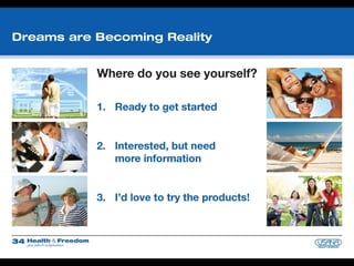 Health & freedom flip chart