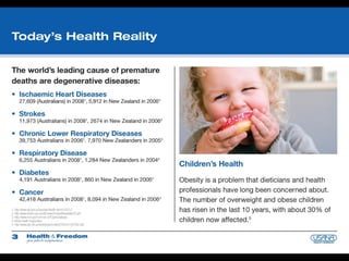 Health & freedom flip chart