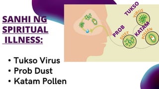 SANHI NG
SPIRITUAL
ILLNESS:
•
•
•
 