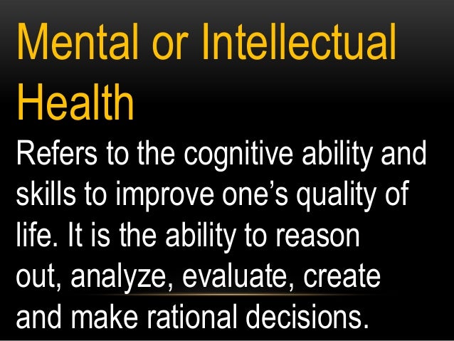 Health Grade 7 First Quarter Holistic Health And Its Five Dimensions