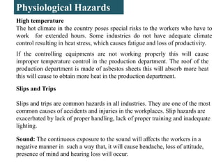 Health hazard of textile sfinishing workers | PPTX