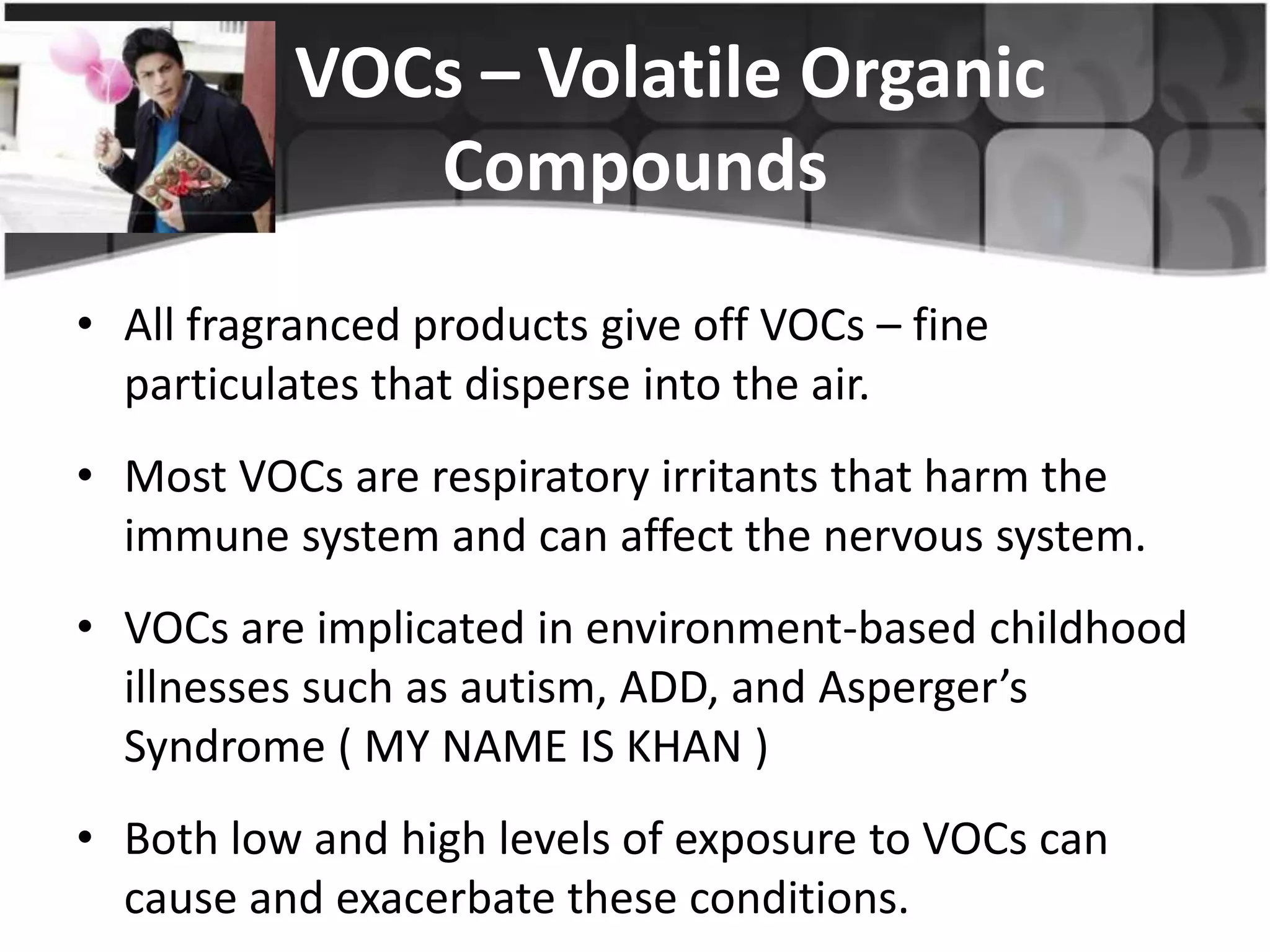 Health hazards of fragnance | PPTX