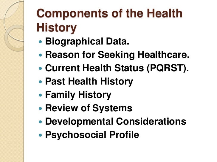 Health History