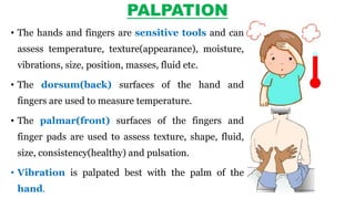 Palping health history and physical examination.pptx