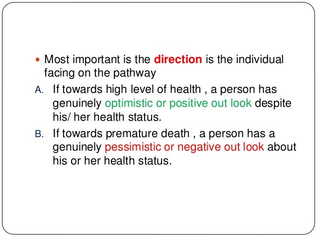 Health Illness Continuum