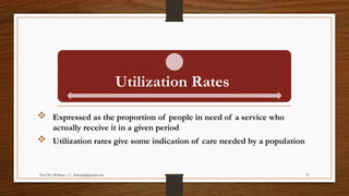 Comprehensive Overview of Health Indicators and Their Applications in ...