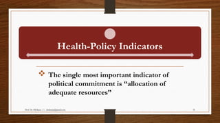 Comprehensive Overview of Health Indicators and Their Applications in ...
