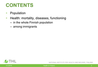 Health in Finland | PPT