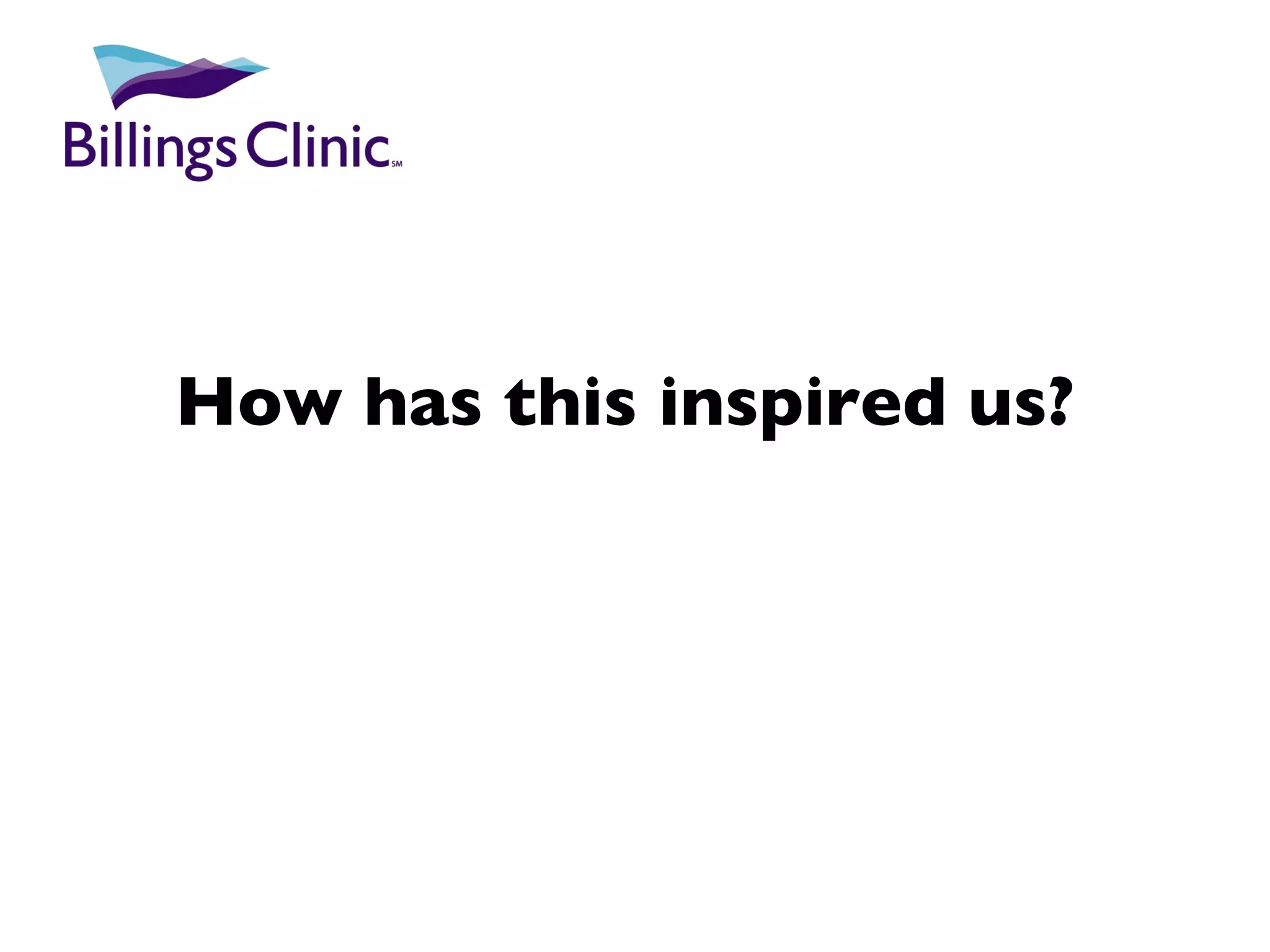 How has this inspired us? 