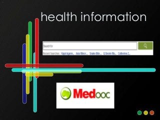health information
 