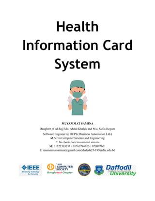 Health information card | PDF
