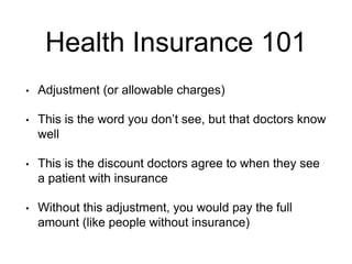 Health Insurance 101 | PPTX