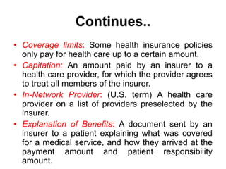 Health insurance | PPTX