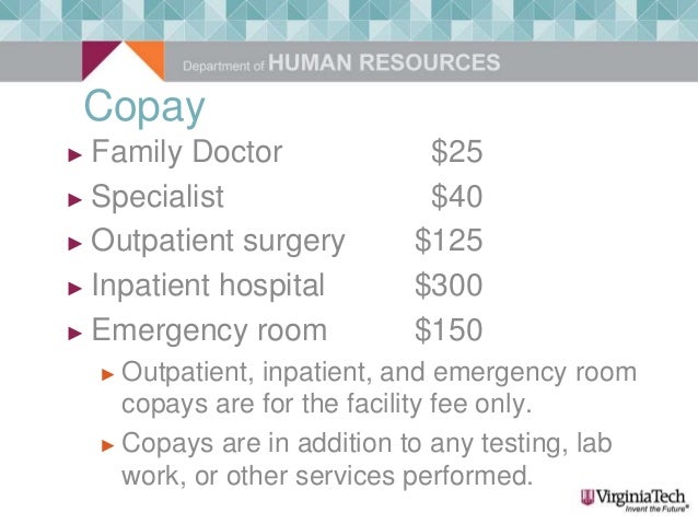 High Emergency Room Copays High Emergency Room Copays
