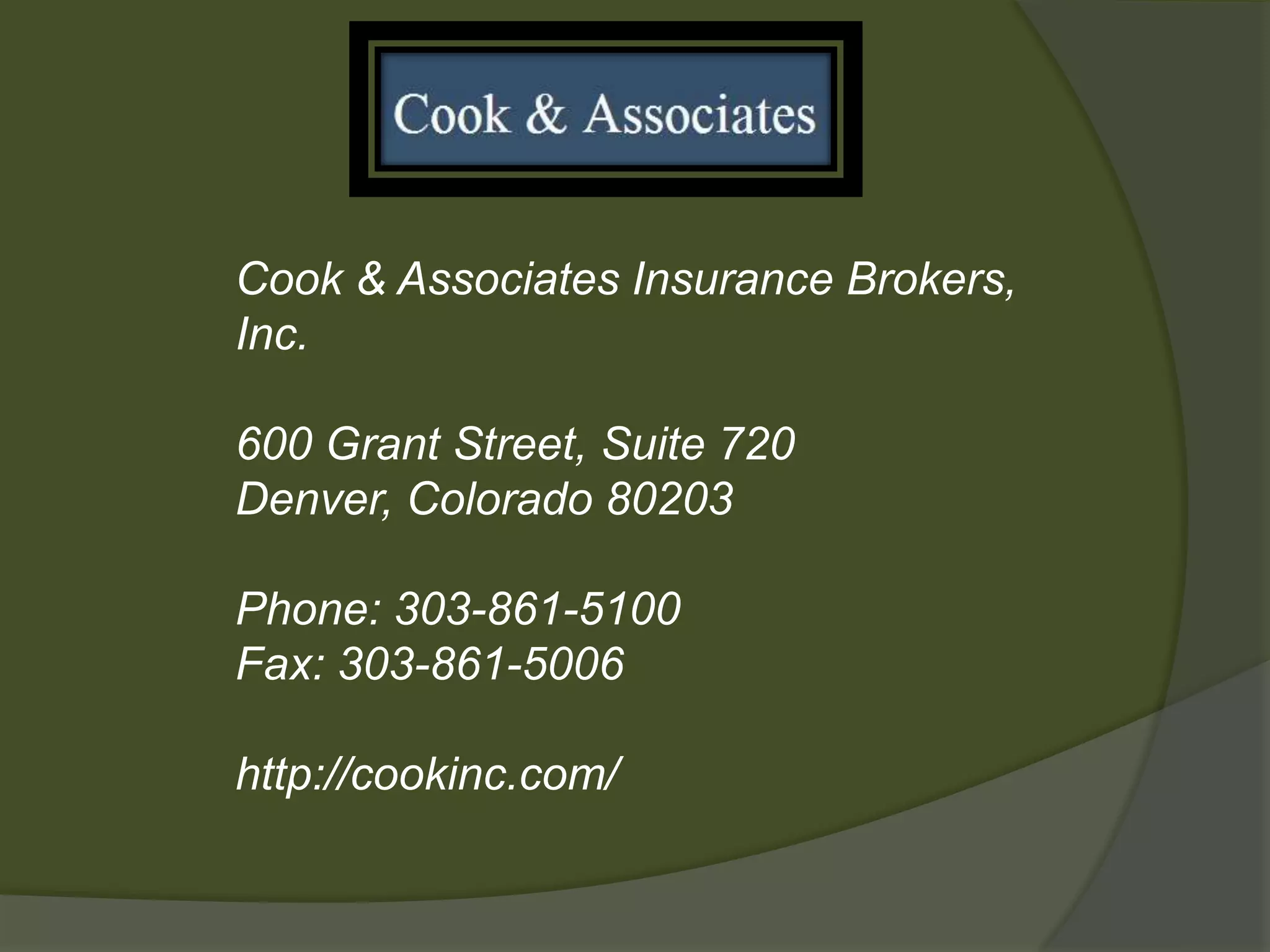 Coverage Insurance Broker Denver Secure Options for Home
