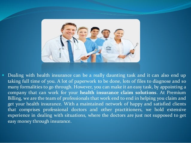 Health insurance claim solutions, top medical billing