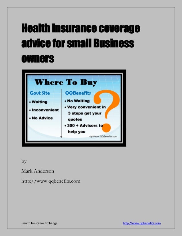 how do small business owners get health insurance
